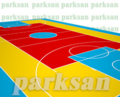 61400-03 Akrilik Zemin Kaplama Uygulamas (Basketbol+Voleybol Sahas)